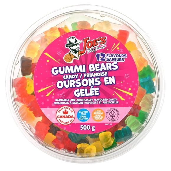 Joe's Tasty Travels Assorted Gummy Grizzly Bears