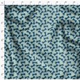 thumbnail image 4 of Soimoi Green Modal Satin Fabric Bow & Stripe Print Fabric by Yard 42 Inch Wide, 4 of 5