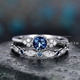 thumbnail image 5 of EGNMCR Rings Ladies' New Couple Zircon, Micro Diamond And 1PC Has Two Rings, Which Can Be Worn In Combination Women's ring, 5 of 5