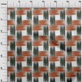 thumbnail image 2 of oneOone Tissu Popeline de Coton Imprimé Ikat Coup de Pinceau BTY 56 Pouces de Large, 2 of 4