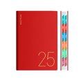 thumbnail image 1 of XYAIYT 2025 Weekly Monthly Planner Notebook Hardcover 5.7 x 8.46 Inches 80gsm Thick Paper Daily Organizer with Monthly Tabs Elastic Closure Ribbon Markers Inner Pocket for Office School, 1 of 8