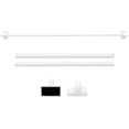 thumbnail image 1 of Adjustable Magnetic Curtain Rods for Mental Appliance Doors Windows to Champagne Window Rods Easy Installation Toilet Towel Bar MultiUseful (in Champagne ), 1 of 8