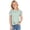 AA-Green, variante sur lcziwo Chemises pour Filles Été Mignon Dentelle Oeillet Col en V T-Shirts Uni Décontracté Manches Courtes Pétale T-Shirts Sorties Hauts Rose Vif Ofertas Relampago de Hoy