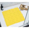 thumbnail image 4 of Bubbles Non-Slip Square Shower Mat Solid Yellow 20″L X 20″W, 4 of 4