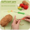 thumbnail image 3 of DIY Crochet Pot Plant Kits with Crochet Hook, Yarns, Needle, 3 of 5