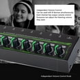 thumbnail image 4 of 8 Channel Headphone Amp,Stereo Headphone Amplifier 8 Outputs 1 Input Independent Volume Control with RGB Light for Studio and Stage Applications, 4 of 7
