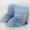 Light blue, variant on LSLJS Women's Winter Faux Fur Boots Round Toe Warm Fuzzy Furry Snow Boots Imitation Plus Cashmere Snow Shoes