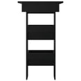 thumbnail image 2 of vidaXL Wall Bar Table Black 102x45x103.5 cm Engineered Wood, 2 of 5