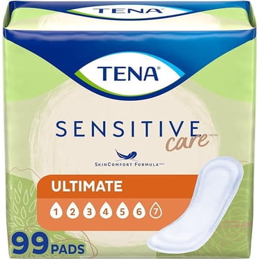 Serviettes d'incontinence TENA Sensitive Care absorption ultime 99ct.
