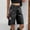 Black, variant on FRSASU Women's Jorts Hip Hop Loose Fit Baggy High Waisted Jean Shorts Ripped Denim Streetwear Bermuda Shorts Black