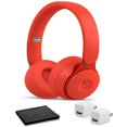 thumbnail image 1 of Beats Solo Pro Wireless On-Ear Headphones - Red with USB Adapter Cubes, 1 of 5