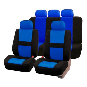 Amdohai 9 Pcs Housse de Siège Auto Coussin de Protection pour Véhicule Quatre Saisons Universel Enveloppement Complet Appuie-Tête Auto