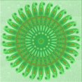 thumbnail image 1 of Ahgly Company Tapis Carrés d'Intérieur Lavables en Machine, Espace Vert de Transition, 5' Carré, 1 of 7