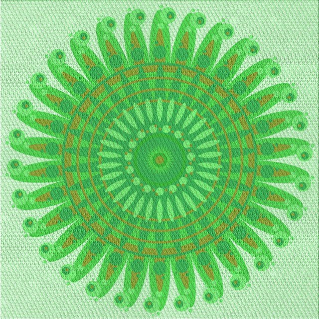 Ahgly Company Tapis Carrés d'Intérieur Lavables en Machine, Espace Vert de Transition, 5' Carré