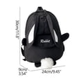 thumbnail image 1 of Wolfast Childrens Solid Color Small Backpack Boys And Girls Schoolbag Lightweight Student Schoolbag Personalized Bunny Backpack, 1 of 2