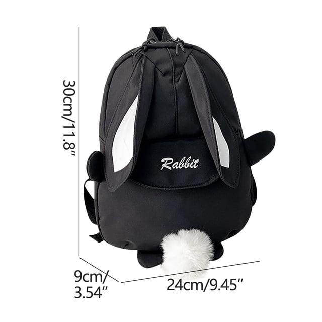 Wolfast Childrens Solid Color Small Backpack Boys And Girls Schoolbag Lightweight Student Schoolbag Personalized Bunny Backpack