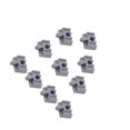 thumbnail image 2 of Shengyu 10Pcs Wood Train Track Adapter for Set Toy Kits Building Stem Building Games Gray, 2 of 6