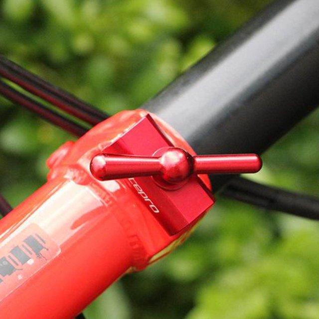 Xingzhi Aluminium Alloy CNC Lightweight Hinge Clamp Lever For Bike Red