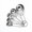 A, variant on Measuring Spoons Set, Stainless Steel 5-Piece Kitchen Baking Measuring Spoons, Household Coffee Milk Powder Weighing Spoon with Engraved Capacities