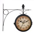 thumbnail image 1 of EIGTHTAIL Station Clock Double Sided Wall Clock Hanging Outdoor Clock Without Battery, 1 of 11