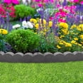 thumbnail image 2 of EzBorder Scallop Garden Border 2" Thick in Grey Colour - 2 Pack, 2 of 5