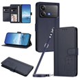 thumbnail image 1 of Four Leaf Clover Flip Cover for Xiaomi Poco X6 Pro Leather Wallet Case with Kickstand Dark Blue, 1 of 6