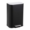 thumbnail image 1 of Trash Can with 3.2 Gallon Stainless Steel Kitchen Trash Can - Soft Close Lid, Foot Pedal, Removable Inner Bucket, Large Double Dual Trash and Recycling Bins, Garbage and Recycle Bin Combo, 1 of 7