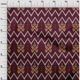 thumbnail image 2 of oneOone Cotton Poplin Fabric Paisley & Chevron Ikat Print Fabric By Yard 56 Inch Wide, 2 of 4