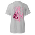 thumbnail image 4 of TSADFHJI Hauts Athlétiques Femmes Ajusté T-Shirt Imprimé Cancer pour Femmes T-Shirt de Publicité Internationale Lune T-Shirt à Manches Courtes m Gris, 4 of 5