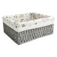 thumbnail image 1 of Multipurpose Rattan Storage Basket Clothing Cosmetics Sundries Container Decorative Baskets Home Decor Handmade for Desktop Dorm Bathroom , medium medium, 1 of 8