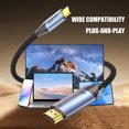 thumbnail image 4 of Type C To HDTV Adapter Cable 4K30Hz 18Gbps Highly Speed Video Sound Syncing Transmission For Smartphone Tablet Laptop, 4 of 8