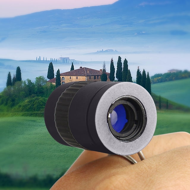 Miniature Fingertip Binoculars with High Magnification - Compact Pocket Telescope for Camping, Hiking & Travel