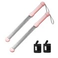 thumbnail image 2 of DYNWAVECA 2 Pcs Cordes de Combat Sans Corde Hommes Femmes Portables Corde d'Entraînement Professionnelle Rose, 2 of 10