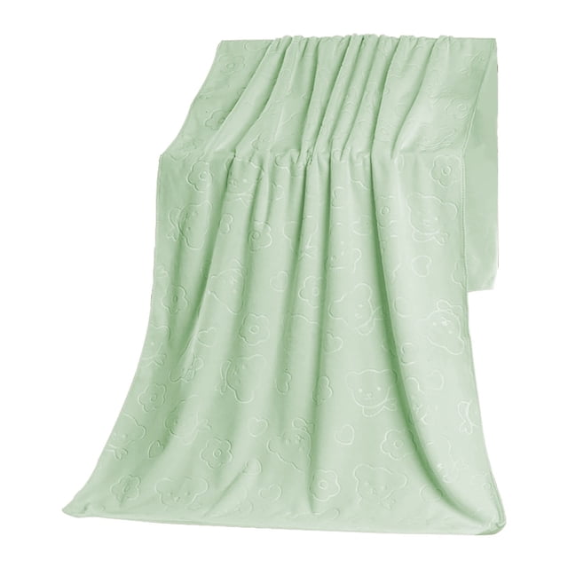 Home Kitchen Bathroom Textile Deals!Pcksrro 2pcs Fine Fiber Embossed Teddy Bear Towel Strong Water Absorption Soft And Thick Towel