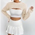 thumbnail image 1 of Qertyioot Chandails Tricotés pour Femmes, Mode pour Femmes Manches Longues de Noël Col Rond Ample Tendance Hauts Blouse Chandail, 1 of 4