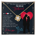 thumbnail image 4 of For The Most Wonderful Nurse GirlfriendHealthcare Medical Worker Nurse Appreciation Infinity Knot Necklace Message Card, 4 of 7