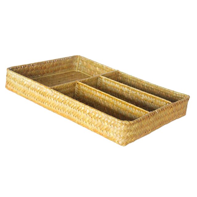 GUOOL Desk Drawer Organizer Tray for Home Office Sticky Notes Pencil Holder yellow