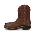 thumbnail image 3 of Justin Bottes de Travail Western Lathey pour Femmes, Bout Composite Nano, 3 of 6