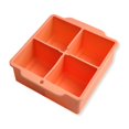 thumbnail image 2 of Bowayaoa 4-Cell Ice Tray with Lid, BPA-Free Silicone Ice Cube Mold, Flexible Non-Stick Ice Box for Freezer, Easy Release Reusable Ice Maker for Beverage, Snack, Kitchen & Party, 2 of 2