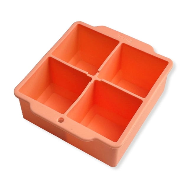 4-cell Ice Tray With Lid Summer New Product Ice Mould Ice Box Ice Tray