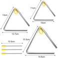 thumbnail image 3 of Triangle Musical, Instrument de Percussion à Main Triangulaire Musical, Instrument Triangulaire avec Batteur, Instrument Triangulaire, Triangles Musicaux pour Enfants, 3 of 7