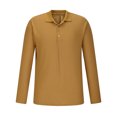 thumbnail image 2 of Jalioing Men's Collared Shirt Long Sleeve Button Golf Shirts Business Casual Ribbed Stretchy Pullover Tee, 2 of 5