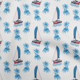 thumbnail image 1 of oneOone Polyester Spandex Medium Blue Fabric Beach Sewing Craft Projects Fabric Prints By Yard 56 Inch Wide, 1 of 4
