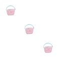 thumbnail image 2 of mmirethe Panier de Rangement Grande Capacité - pour Ranger Facilement Divers Articles et 3Set Circulaire Rose Clair, 2 of 6