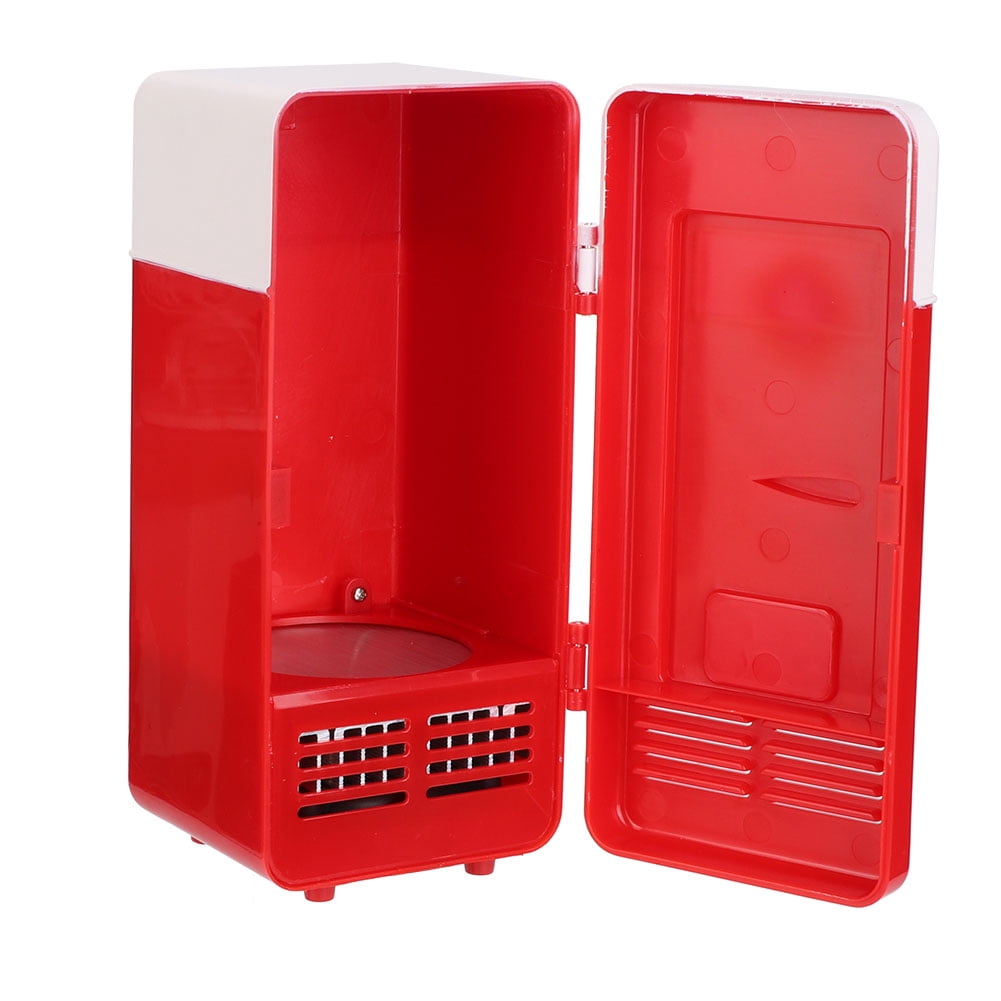 Small Refrigerator, Heating And Cooling Dual-Use Compact Refrigerator, Built-in LED Light Drink Cooler, Travel Car Camping For Office