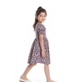 thumbnail image 4 of DuoJiaJ Robe à Manches Courtes pour Tout-Petites Filles, Imprimé Léopard, Robe de Fête, Vêtements, Taille 6-12 Mois, 4 of 5