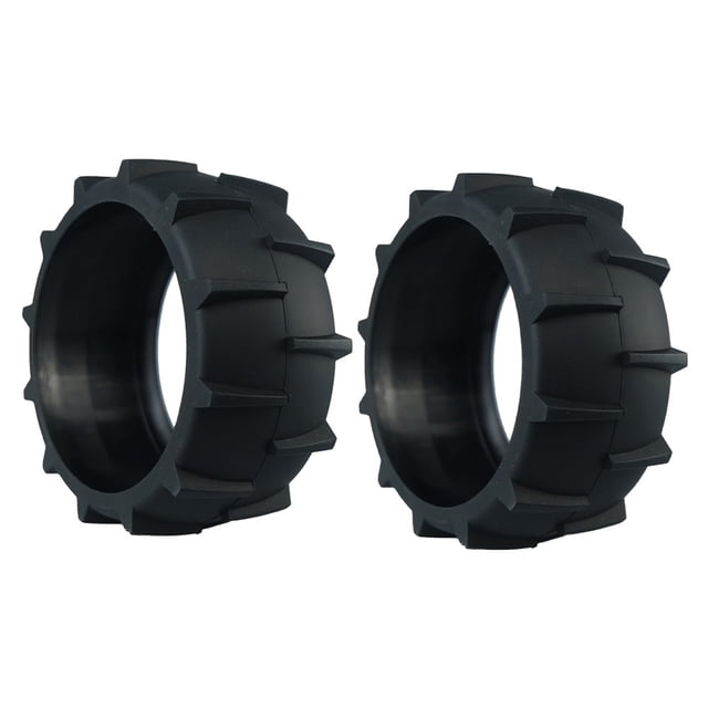 Bgsha Roue de Robot Tondeuse en Caoutchouc Anti-Poulie Roue avant de Tondeuse pour Accessoires de Tondeuse Dreame A1 Roues de Support de Tondeuse