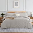 thumbnail image 1 of 500 TC 100% Egyptian Cotton Duvet Cover Zipper Closur Ultra Soft Durable and Fade Resistant Solid Pattern, 1 of 7