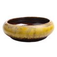 thumbnail image 1 of Guardoinrt Vintage Ceramic Glazed Bonsai Pot Creative And Durable For Plant Lovers Easy To Maintain Ceramics yellow, 1 of 6