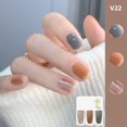 thumbnail image 2 of Riforla Three Color Nail Polish No Baking Quick Drying Set Durable Tearable Water Based Manicure 1ml Nail Polish, 2 of 3